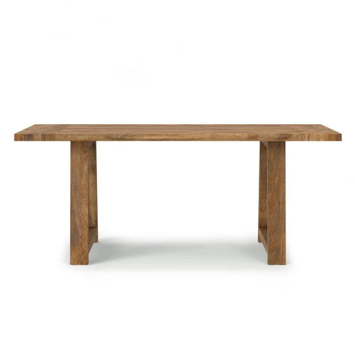 Whitley 72 inch Wide Solid Mango Farmhouse Dining Table in Burnt Wax Default -DTYStore
