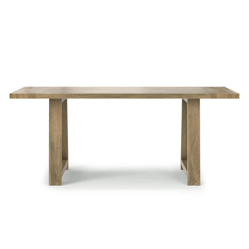 Whitley 72 inch Wide Solid Mango Farmhouse Dining Table in Grey Wash Default -DTYStore