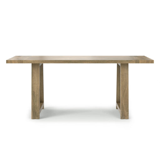 Whitley 72 inch Wide Solid Mango Farmhouse Dining Table in Grey Wash Default -DTYStore
