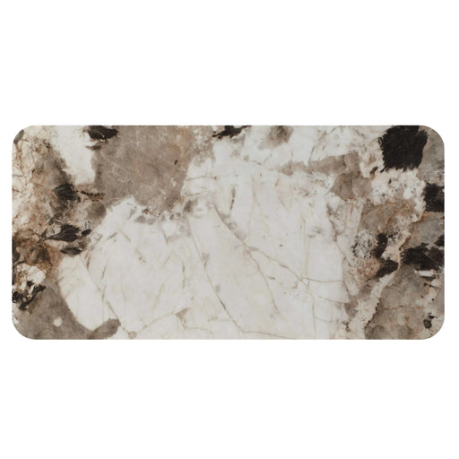 Willene Ceramic Top & Walnut Finish Dining Table Default -DTYStore