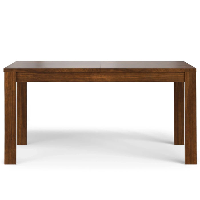 Wilson 60-76 inch x 36 inch Rectangle Transitional Extendable Dining Table in Walnut Veneer Default -DTYStore