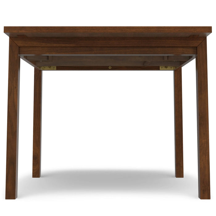 Wilson 60-76 inch x 36 inch Rectangle Transitional Extendable Dining Table in Walnut Veneer Default -DTYStore