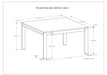 Wilson Square Dining Table Default -DTYStore