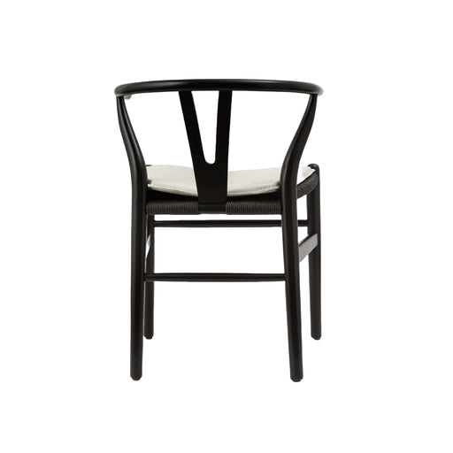 Wishbone Chairs for Dining Room,Soild Wood Weave Dining Chair,Armchair,Fully Assembled,Set of 2 Default -DTYStore