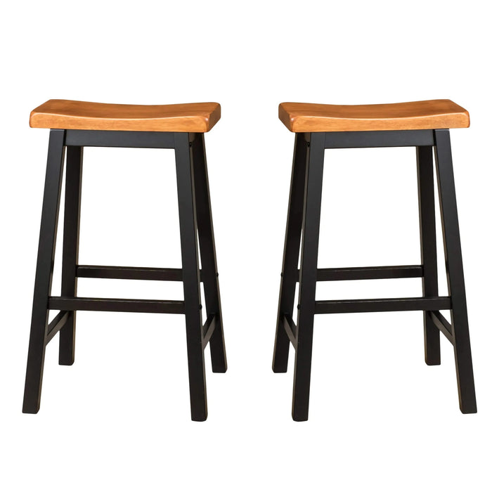 Wood 29' SADDLE STOOL Default -DTYStore