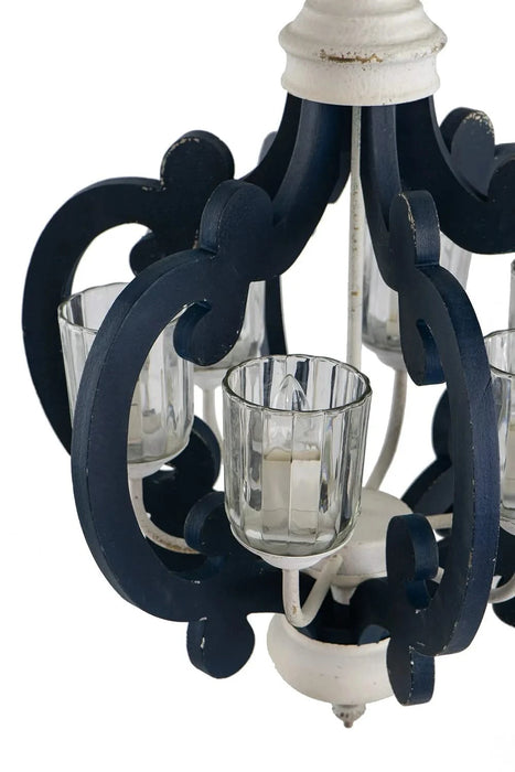 Wood Chandelier 6 - Light Farmhouse Pendant Lighting Natural Wood Hanging Light Fixture for Kitchen Living Dining Room, Bulb Not Included Default -DTYStore