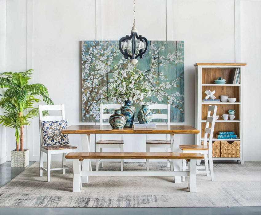 Wood Chandelier 6 - Light Farmhouse Pendant Lighting Natural Wood Hanging Light Fixture for Kitchen Living Dining Room, Bulb Not Included Default -DTYStore