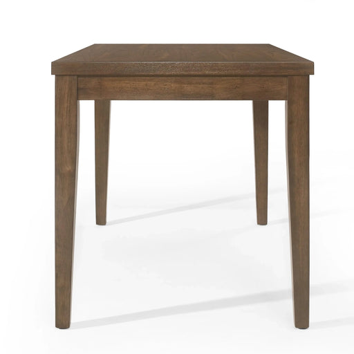 Wood Counter Height Dining Table, Antique Brown, 35'D x 59.1'W x 36.5'H Default -DTYStore