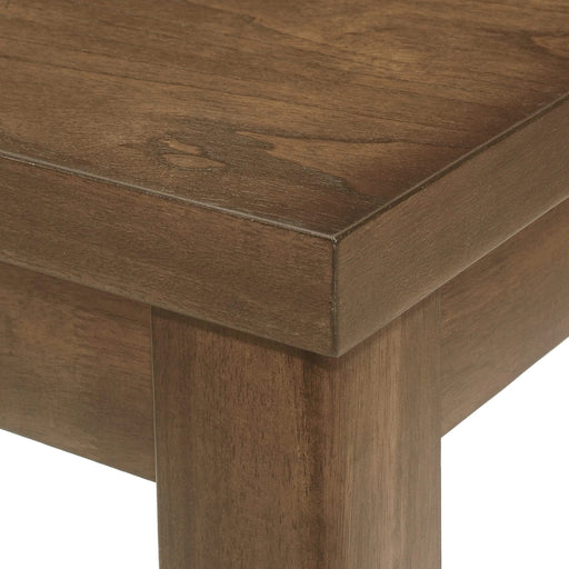 Wood Counter Height Dining Table, Antique Brown, 35'D x 59.1'W x 36.5'H Default -DTYStore