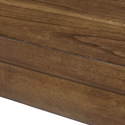 Wood Counter Height Dining Table, Antique Brown, 35'D x 59.1'W x 36.5'H Default -DTYStore