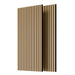 Wood Panels for Wall Slat Wall Panels, 2PC Wood Slat Acoustic Panels for Wall and Ceiling - 3D Fluted Sound Absorbing Panel with Three Sides Fully Wrapped on Wood Finish -45.27''X23.62''(White Oak) Default -DTYStore