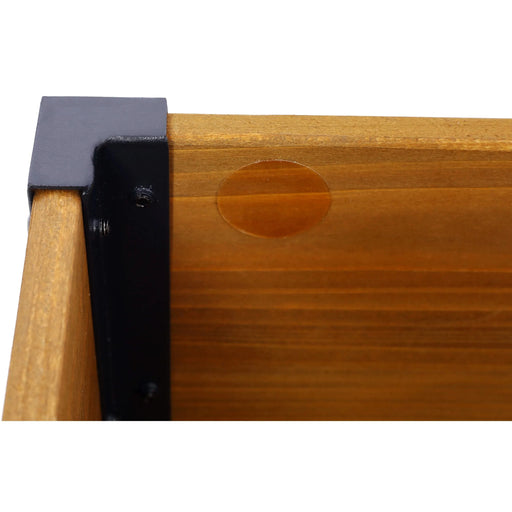 Wood Rectangular Garden Planter Box Raised Bed Outdoor,Planters for Outdoor Plants ,Elevated Herbs Vegetables Flowers Great Patio Deck Balcony Default -DTYStore