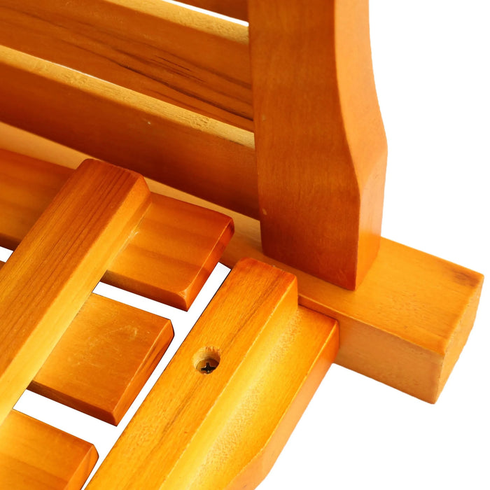 Wooden Square Outdoor Flower and Herb Pot - Teak Finish, Wood, 15.75 x 15.75 x 18.50 inches Default -DTYStore