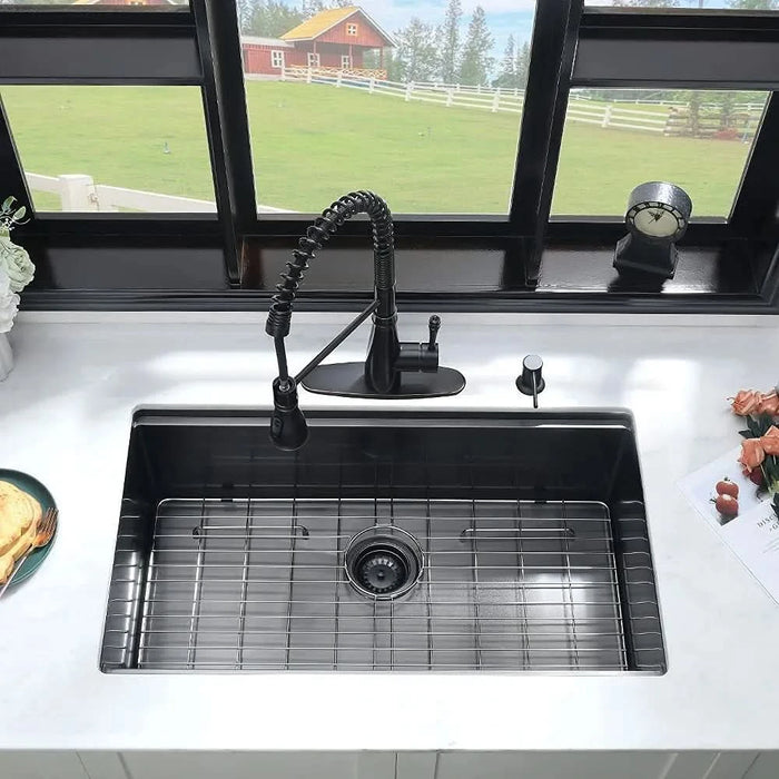 Workstation 32' L X 19' W Undermount Kitchen Sink With Accessories - DTY Store