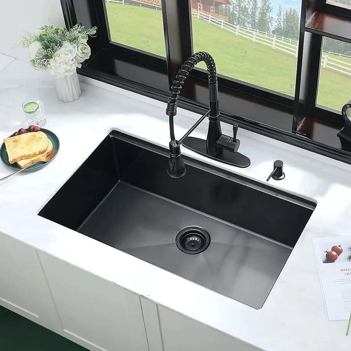 Workstation 32' L X 19' W Undermount Kitchen Sink With Accessories - DTY Store