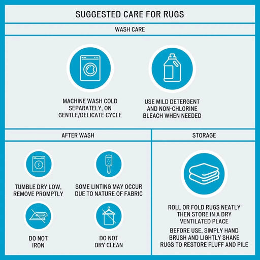 Woven Texture Stripe Bath Rug Natural 20x32' Default -DTYStore