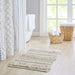 Woven Texture Stripe Bath Rug Natural 22x58' Default -DTYStore