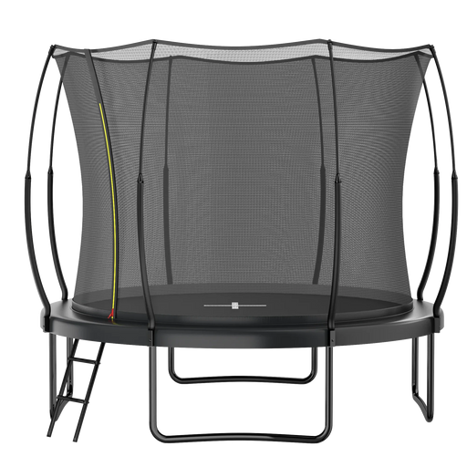 YC 10FT Springfree no Gap Trampoline- Black Default -DTYStore