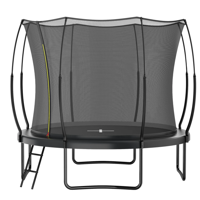 YC 10FT Springfree no Gap Trampoline- Black Default -DTYStore