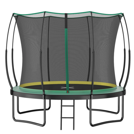 YC 10FT Springfree no Gap Trampoline- Green Default -DTYStore