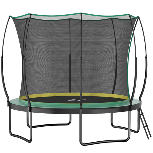 YC 10FT Springfree no Gap Trampoline- Green Default -DTYStore