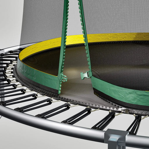 YC 10FT Springfree no Gap Trampoline- Green Default -DTYStore