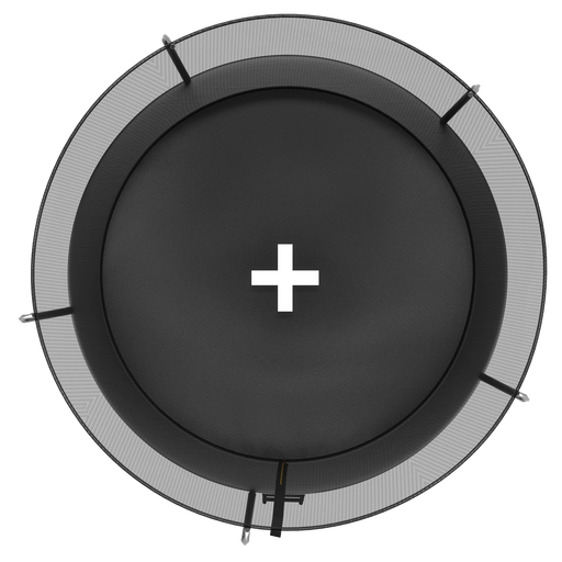 YC 12FT Springfree no Gap Trampoline- Black Default -DTYStore