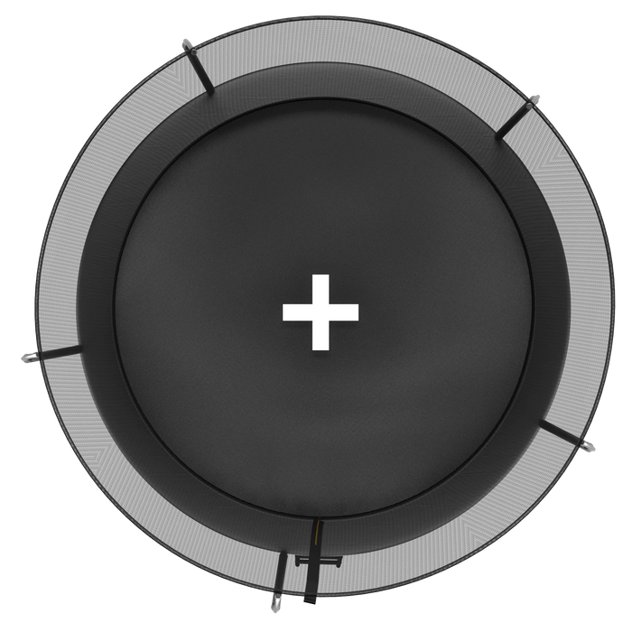 YC 12FT Springfree no Gap Trampoline- Black Default -DTYStore
