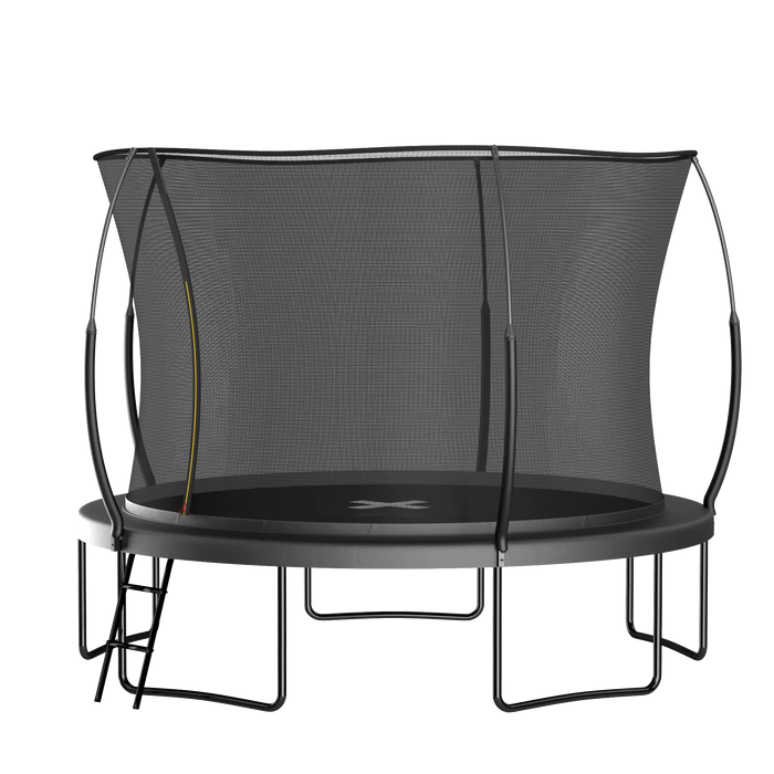 YC 12FT Springfree no Gap Trampoline- Black Default -DTYStore