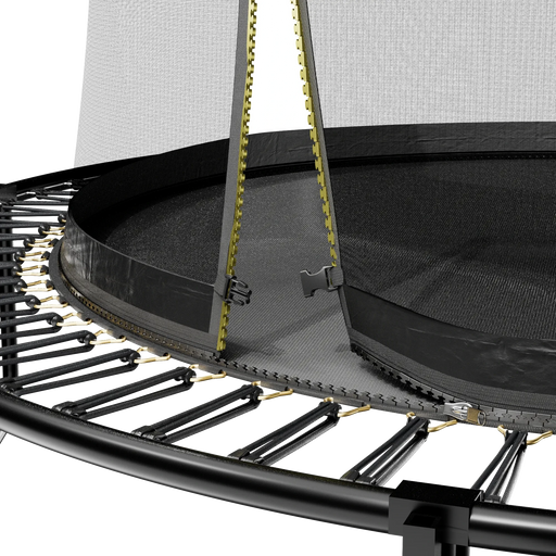 YC 12FT Springfree no Gap Trampoline- Black Default -DTYStore
