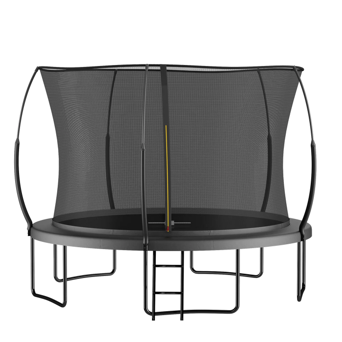 YC 12FT Springfree no Gap Trampoline- Black Default -DTYStore