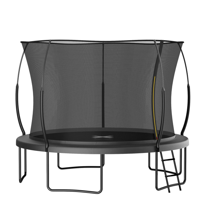 YC 12FT Springfree no Gap Trampoline- Black Default -DTYStore