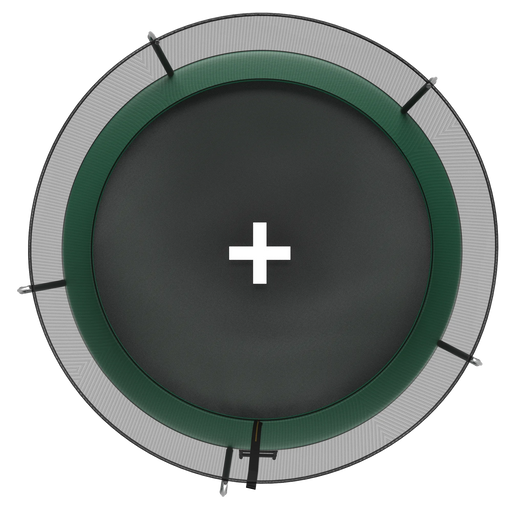 YC 12FT Springfree no Gap Trampoline- Green Default -DTYStore