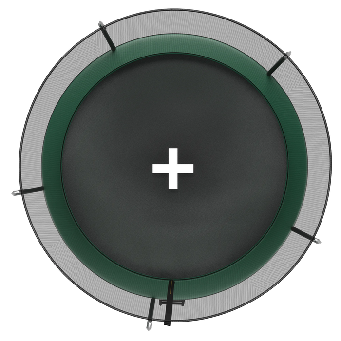 YC 12FT Springfree no Gap Trampoline- Green Default -DTYStore