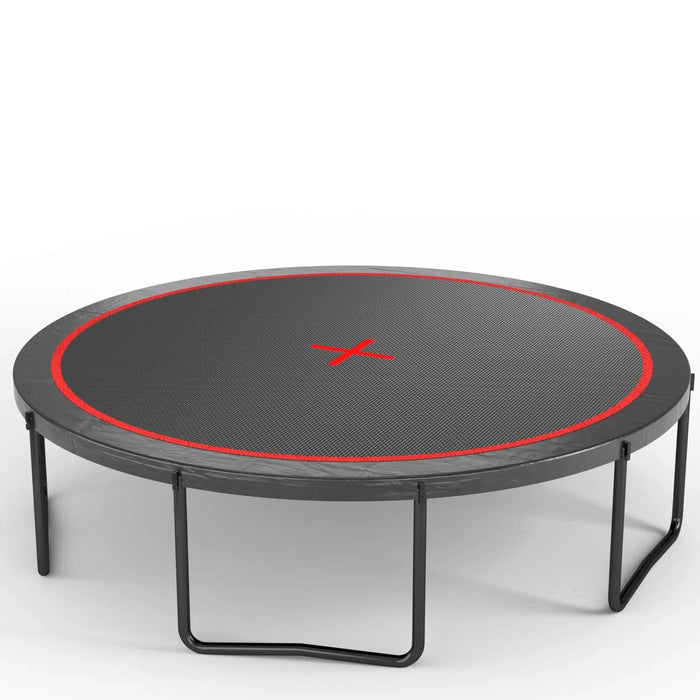 YC 12FT trampoline Pumpkin- Black Red Default -DTYStore