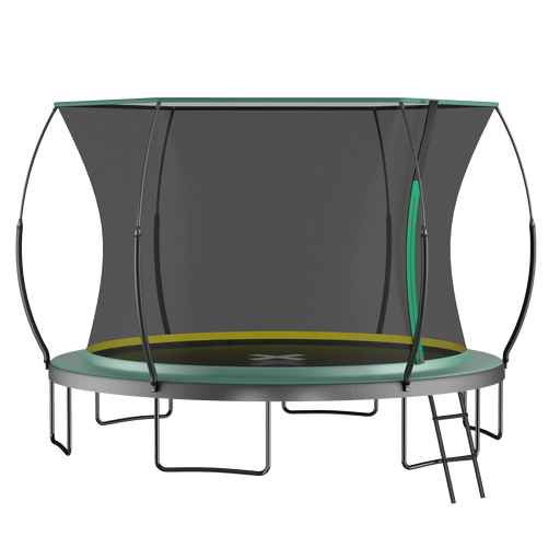 YC 14FT Springfree no Gap Trampoline- Green Default -DTYStore