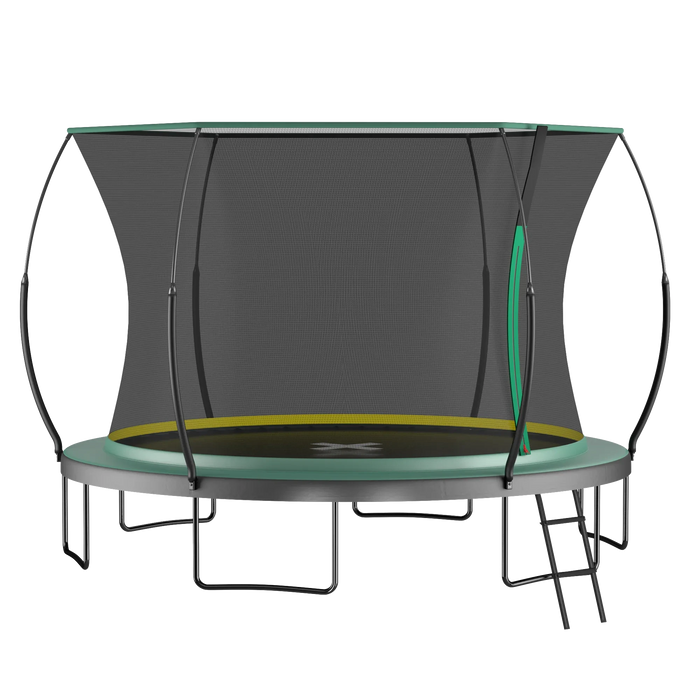 YC 14FT Springfree no Gap Trampoline- Green Default -DTYStore