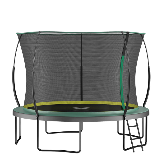 YC 14FT Springfree no Gap Trampoline- Green Default -DTYStore