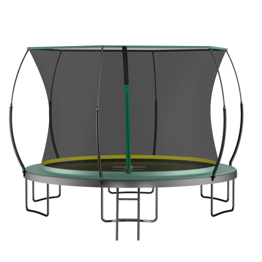 YC 14FT Springfree no Gap Trampoline- Green Default -DTYStore