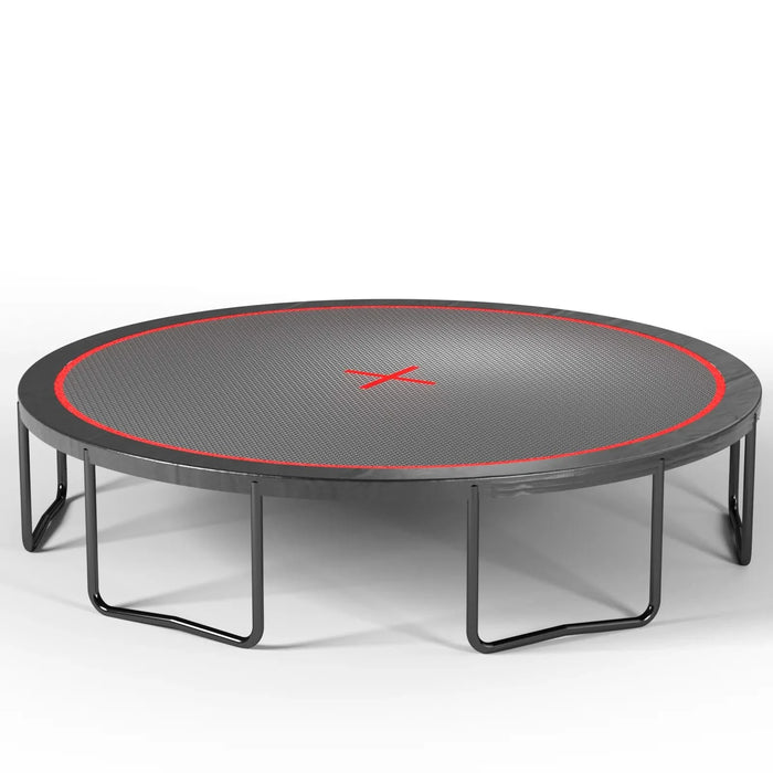 YC 14FT trampoline Pumpkin- Black Red- fframe height 90cm Default -DTYStore