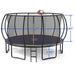 YC 16FT trampoline Pumpkin- Black Red Default -DTYStore