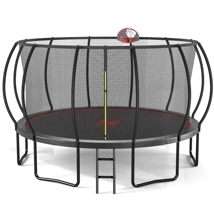YC 16FT trampoline Pumpkin- Black Red Default -DTYStore