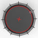 YC 16FT trampoline Pumpkin- Black Red Default -DTYStore
