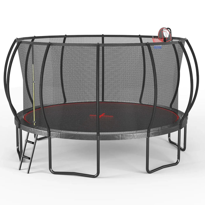 YC 16FT trampoline Pumpkin- Black Red Default -DTYStore