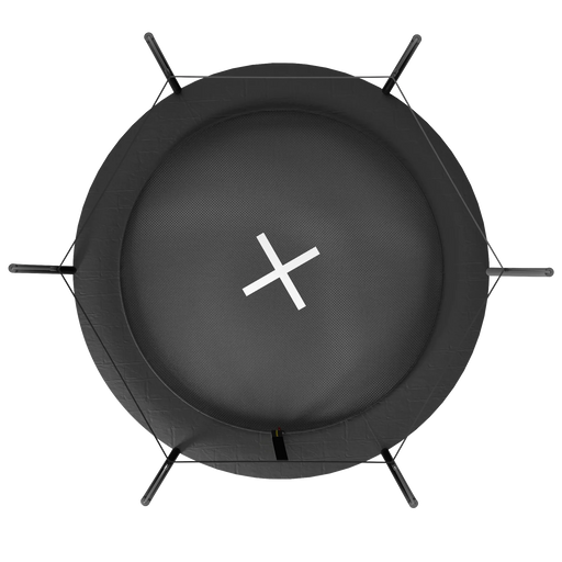 YC 8FT Springfree no Gap Trampoline- Black Default -DTYStore