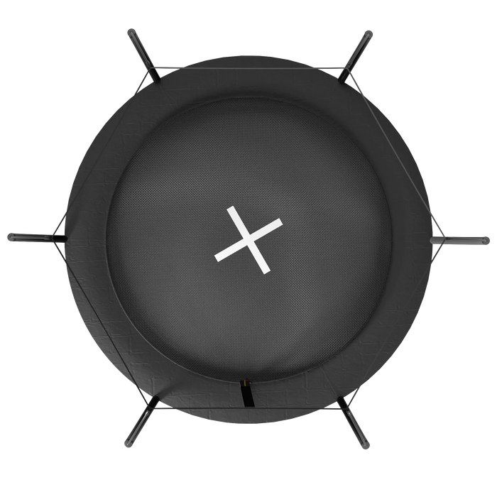 YC 8FT Springfree no Gap Trampoline- Black Default -DTYStore