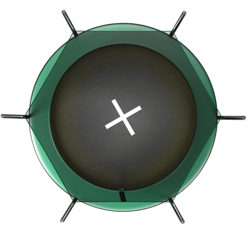 YC 8FT Springfree no Gap Trampoline- Green Default -DTYStore