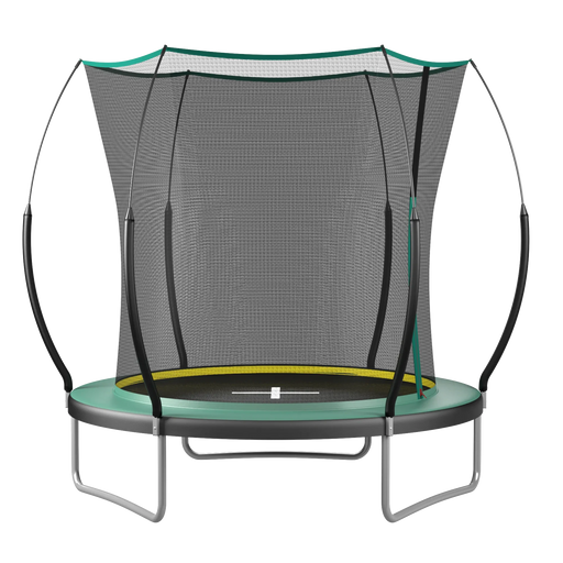 YC 8FT Springfree no Gap Trampoline- Green Default -DTYStore