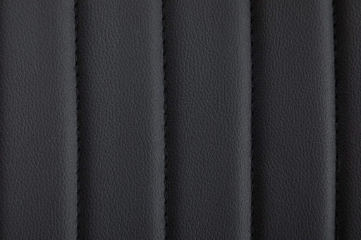 YIJIAN Dining Chairs Set of 2 Mid Century Modern Retro Faux Leather Chair with Bentwood Upholstered Seat Metal Legs Adjustable Foot for Kitchen Dining Room Chairs(BLACK) Default -DTYStore