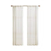 Yarn Dye Sheer Curtain Panel Pair(2 Pcs Window Panels) Default -DTYStore